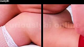 Femdom Commands Bi Cock Worship Monster Muscles