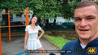 Debt4k: Czech Beauty's Cumshot Payment Over Cash