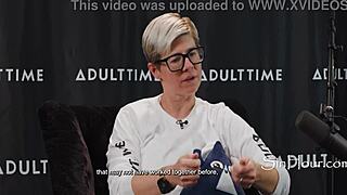 Petite Blonde Ebony Pornstars Strip Then Share Monster Black Cock in FFM