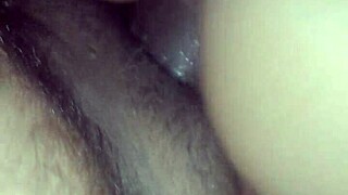 petite latina teen wife takes entire bbc deep in her tight ass for homemade anal creampie