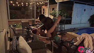 Petite Viper the Vixen chokes on Jamie Knox's massive BBC in raw face fuck