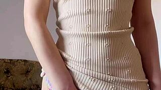 yo check out this super hot tiny teen 18+ rubbin her wet shaved pussy with toys till she cums hard