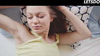 stunning amateur lesbians kiss lick passionately in intimate dorm encounter