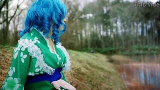 Wakasagi Hime Cosplay Lays Eggs In Japanese Oviposition Av Pilot