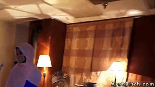 wanna see this arab teen blow army guys to pay her rent??