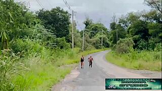 mama studio housewife milf caught flashing interracial big bbc anal atm cum tits in halloween woods