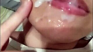 Cumshots drip from faces in ultimate swallow fetish compilation