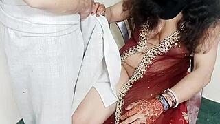 Sword in dhoti rams Muslim bhabhi's big ass for brutal anal chair fuck