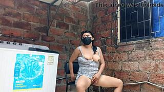 Neighbor slut, why flash that fat pussy under your dress in the yard?