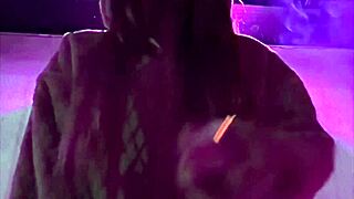 Artemisia Enjoys Sexy Outdoor Cigarette Session