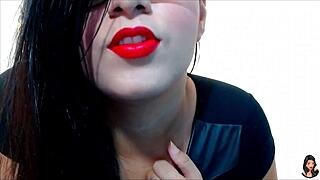 Big ass and tits tempt you into guided jerk off on Valentine's Day