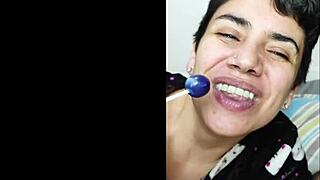 Cumshots drip from faces in ultimate swallow fetish compilation