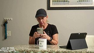 new stepmom madi blaze deepthroats son's monster cock in taboo pov