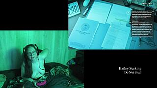 Naked Big Ass BBW Gamer Glasses Lake House Playthrough