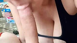 your little 18+ sub slut gags on deepthroat homemade in miniskirt quick throatpie!!