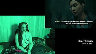 Naked Big Ass BBW Gamer Glasses Lake House Playthrough