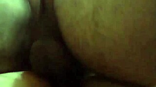 Corno films her moaning wildly on that thick Brazilian cock