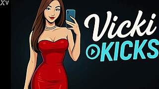 Win Wrestling by Ball Kicking to Forced Orgasm