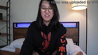 Tofu your sexy asian big tits girlfriend bent over begging for monster bbc bareback