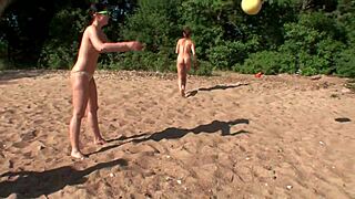 oh man four girls camping turns into wild licking fun??