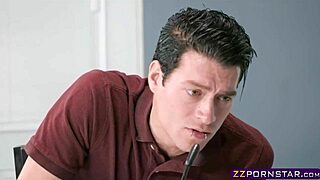 busty blonde assistant heels bent over doggy fucked hard tits bounce 💋👠