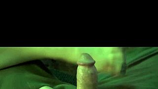 omg first time oiling up for a milf footjob 😍 homemade cum explosion