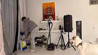 Girl Sneaks Big Dick Buddy Home for Juicy Pussy Pound and Mouth Cum Blast!