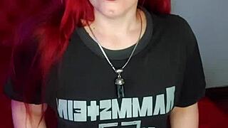 dad's friend catches my solo pussy toy tease on video call