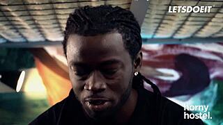 Sexy European Babe Nata Ocean Takes Big Black Cock Deep Spooning Abroad