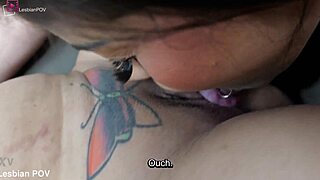 aww this blonde milf gets the ultimate healing tongue on her shaved pussy close up 👅💋