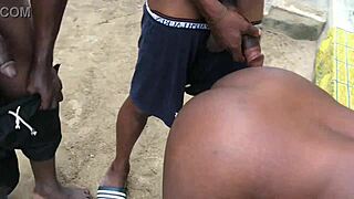 Neighbors Machine Fuck BBW's Huge Ass Pussy Creampie Squirting Outdoor