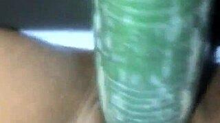 WILD CUCUMBER FUCK IN PUBLIC!