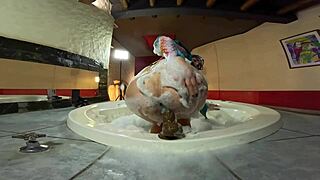 Mia Niqab's sloppy pussy to mouth jacuzzi ride 💦😏