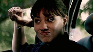 Lily Cade cops off and fucks Jenna Sativa's ass doggystyle in fishnets!