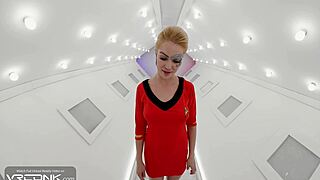 commander shepard blonde takes my cock deep in ass vr star trek creampie cosplay