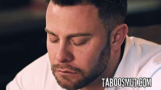 Hot Blonde Wife Rides Stepdad in Husband's Fantasy 3some!