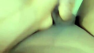 tiny asian latina in lingerie rubs her small clitty penis to explosive controlled orgasm on train