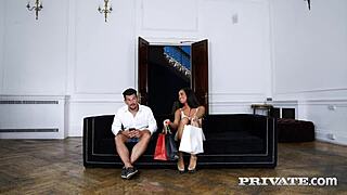 horny housewife lara lee slurps and rides hubby's throbbing cock eagerly