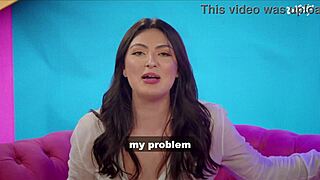 Brazilian brunette slams tattooed latina's shaved pussy with toys