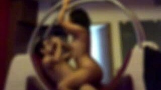 he explodes inside teen ebony's ass after wild anal creampie session