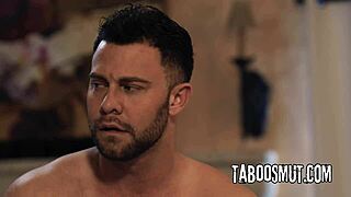 Hot Blonde Wife Rides Stepdad in Husband's Fantasy 3some!