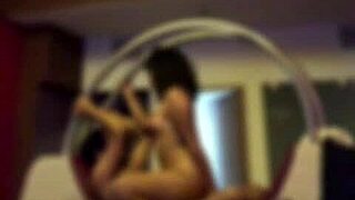 he explodes inside teen ebony's ass after wild anal creampie session