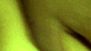 Retro amateur babe takes massive cock deep in wet pussy blue film scene