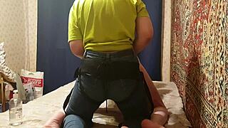 Anastasia mistress pegs sissy sasha's ass hard with strapon domination