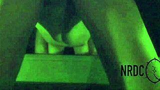 young boy pounds mature lady doggystyle in steamy sauna