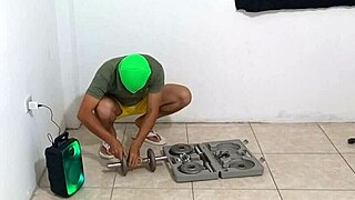 WATCHING my LATINA stepson doing acrobatics got me HORNY, so i flirted and fucked him doggystyle.