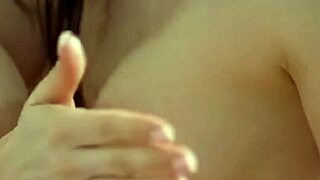 blonde lezdom babe uses brunette orally in fetish play 😈👅