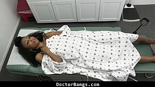 Shy small tit teen nurse bent over doggystyle by big cock doctor in hospital