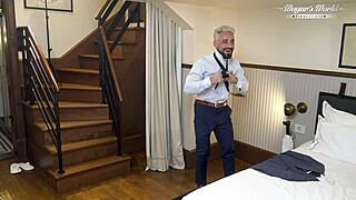 amalia davis backstage excited interview bent over blowjob cumshot girlfriend homemade