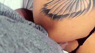 Hey, watch us go wild—husband bends wife over for raw doggystyle pounding!